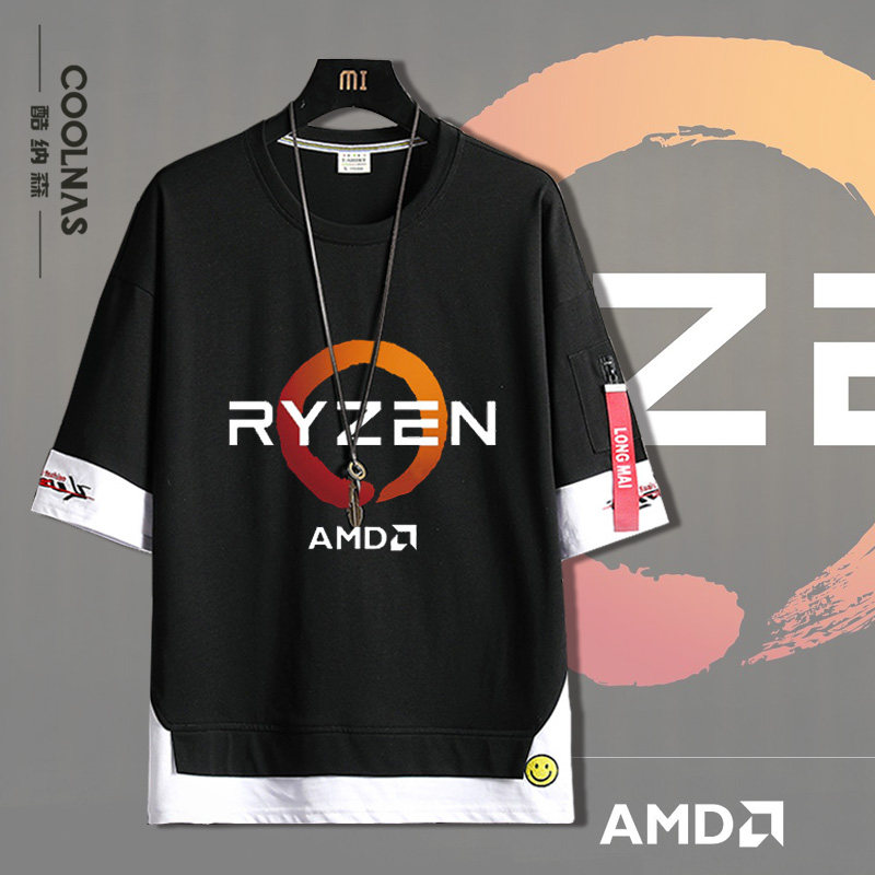 ryzen锐龙amd处理器发烧友短袖