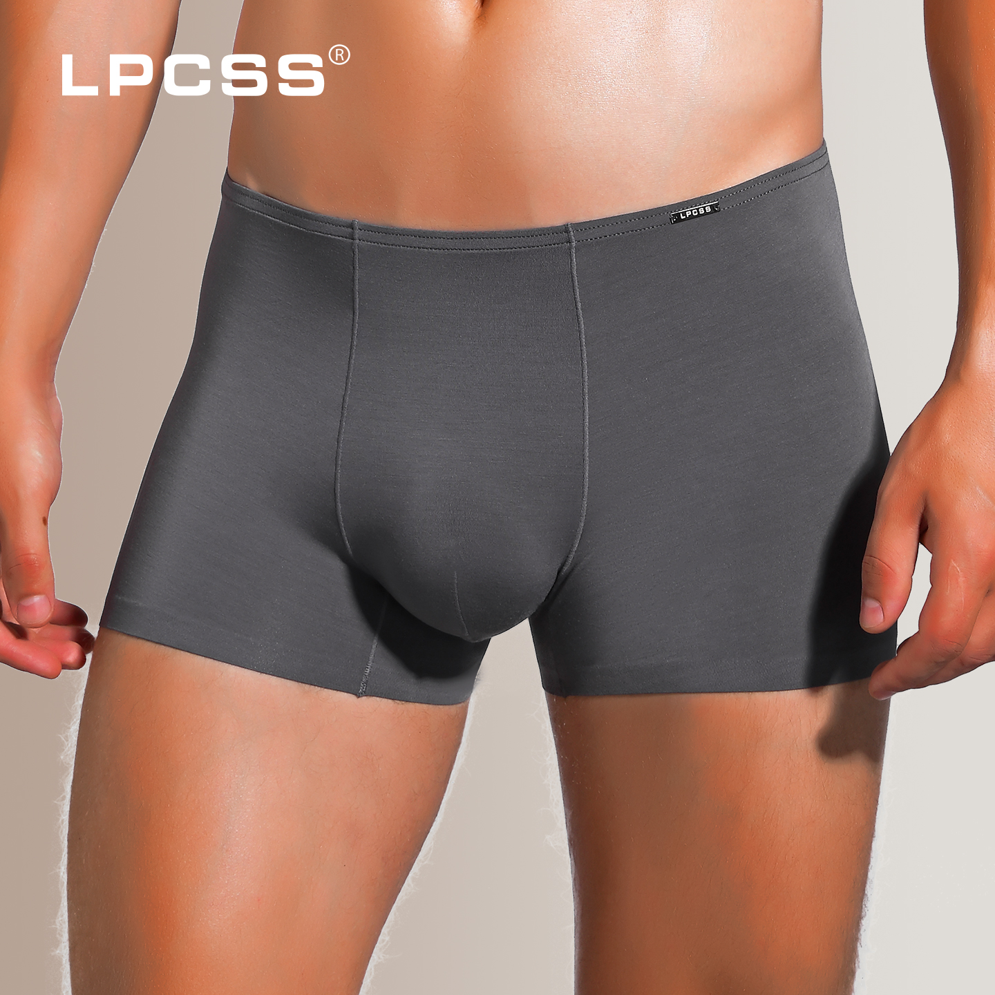 lpcss品牌男内裤低腰平角莫代尔