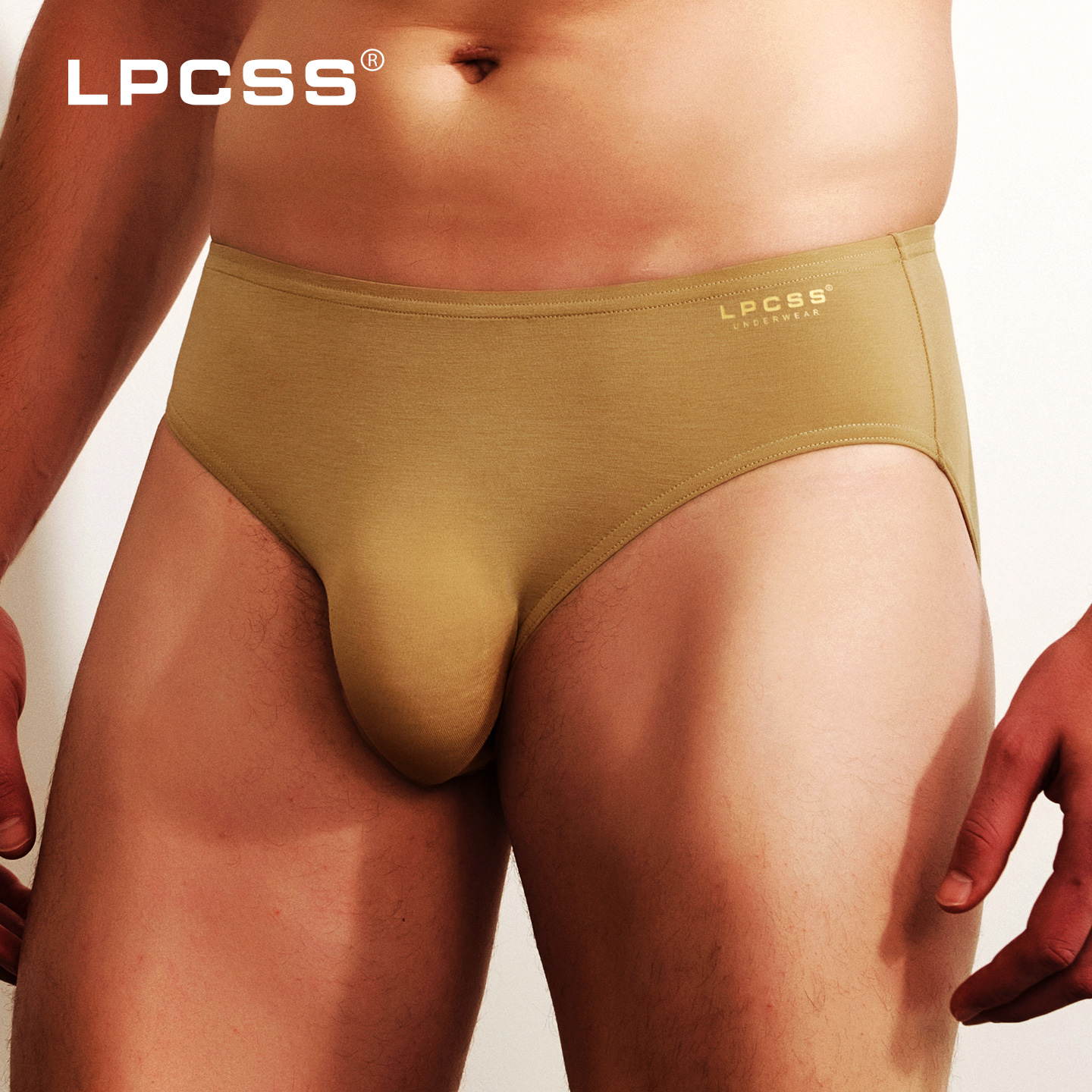 lpcss男士3D冲模单层三角裤