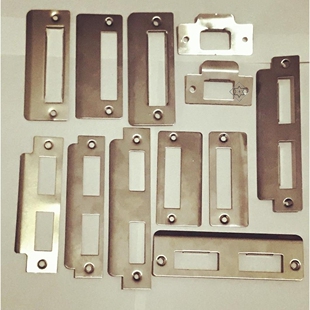 配件房间锁具配件专用通用型扣板门框大全木门卧室锁片配件 扣片