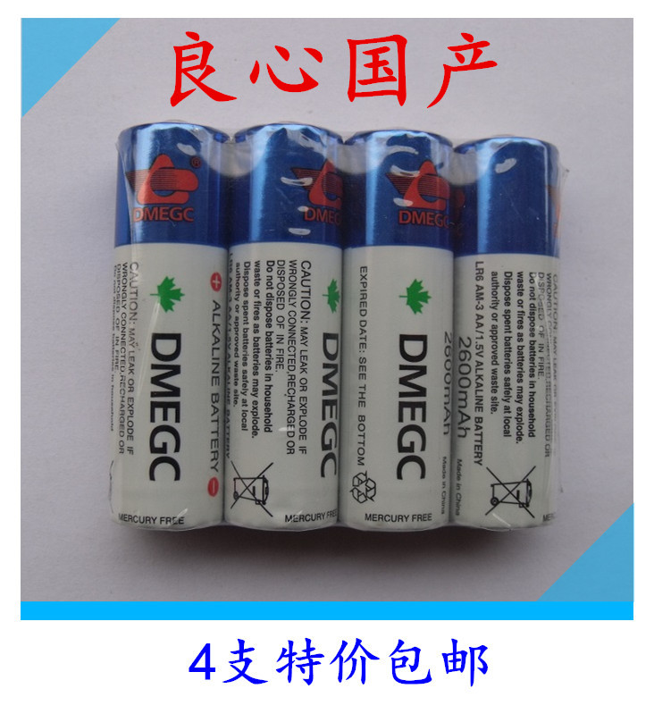 指纹密码锁电子智能门锁专用1.5V电池5号碱性电池DMEGC锁