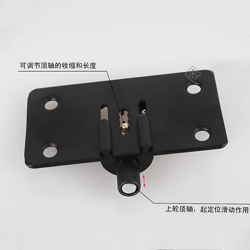 轮衣柜滚轮轨道老款凹上下老式下门推拉门滑轮大门下滑下轨轨.