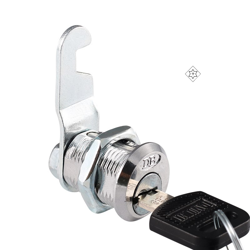 更衣柜锁文件柜锁信箱偏心转舌锁铁皮柜子锁储物柜锁柜门锁芯锁头