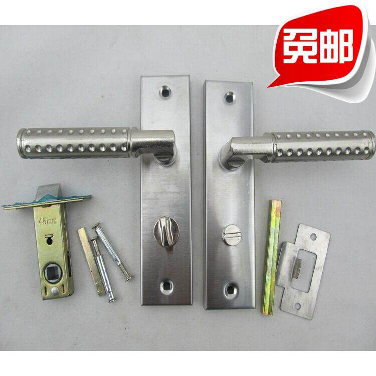 门锁室内单舌把手锁浴室卫生间门执手锁厨房厕所室内门锁芯无钥匙