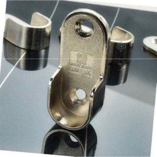 挂钩内挂衣杆托管加厚不锈钢可伸缩衣杆五金配件座衣衣柜