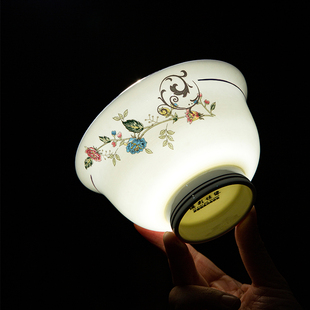 景德镇陶瓷碗高颜值家用饭碗防烫米饭碗金边骨瓷碗减肥碗酥油茶碗