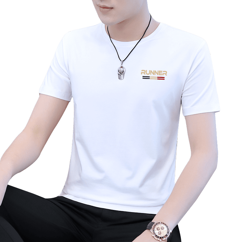 高档纯棉男士秋衣长袖T恤2026新款秋季男装上衣服体恤内搭打底衫