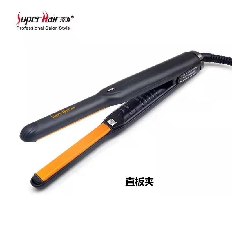 秀海陶瓷直卷两用小夹板拉直板韩式弧形内扣夹板玉米烫蓬松烫发器