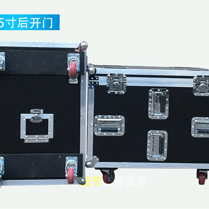 定做单15寸12寸双15寸音响航空箱一装二音响航空箱航空箱防震机柜