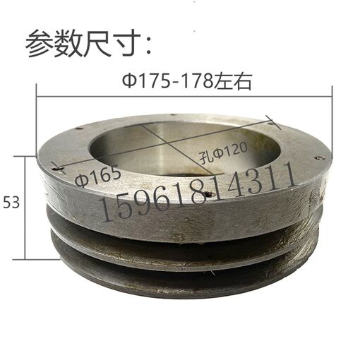 陕西ME1432B头架双槽皮带轮 131两槽外径175全新正品外圆磨床配件