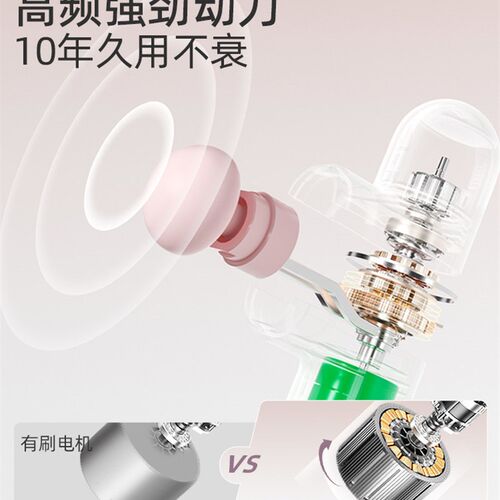 YOTTOY女生用mini筋膜枪肌肉按摩器多功能硅胶头专业按摩放松神器