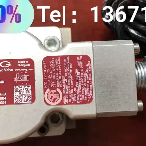议价MOOG穆格伺服阀G771K202A，进口，可维修