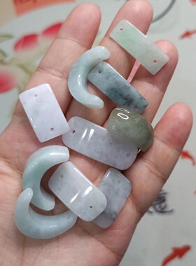缅甸翡翠A货手排戒指手牌