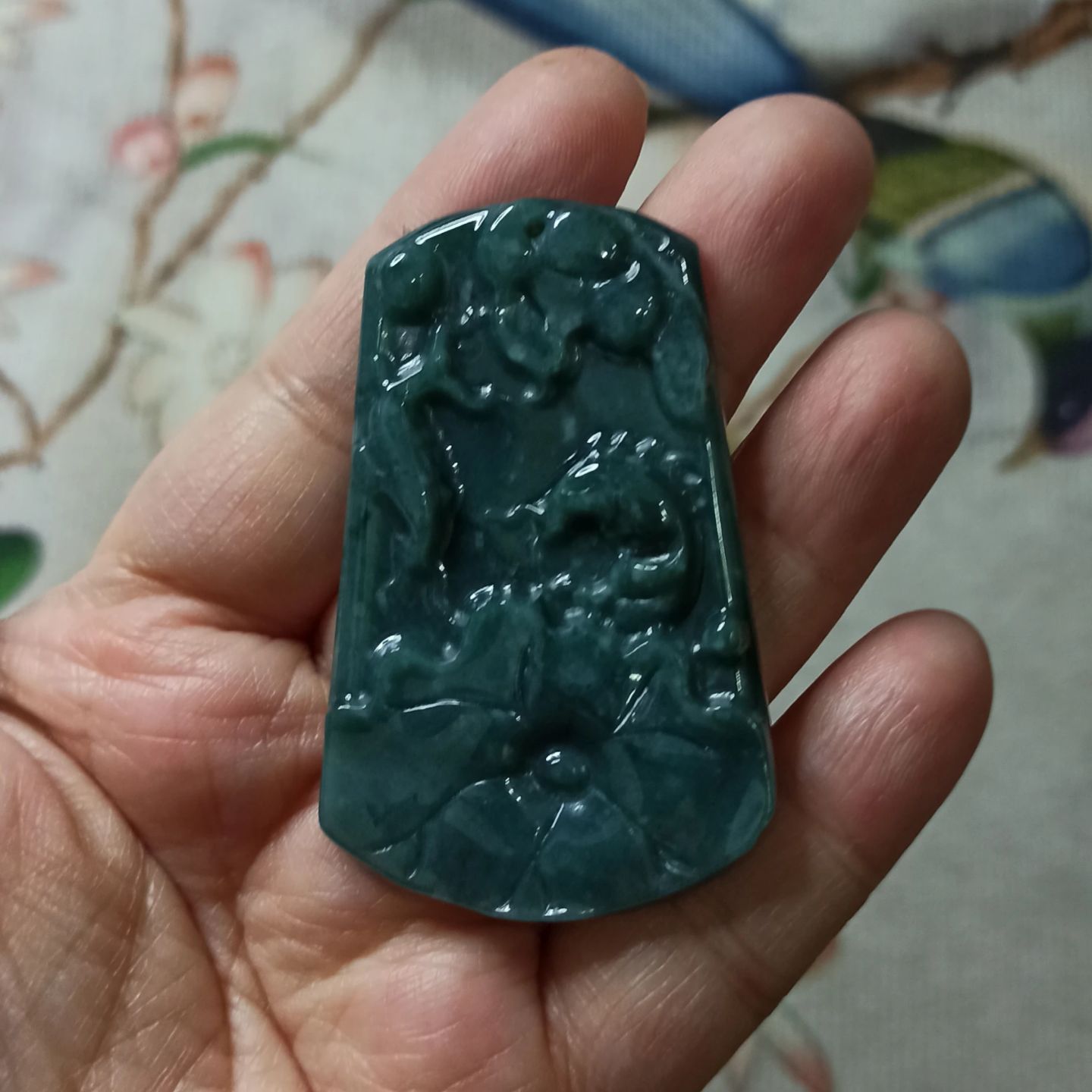 飘花荷叶鱼年年有余如意鱼