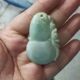4缅甸天然翡翠吊坠雕刻件手把件葫芦飘花卡47X30mm左右48元 包邮