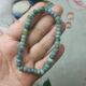 314危料天然翡翠算盘珠手串珠子卡6X4mm左右单圈手链48元 包邮