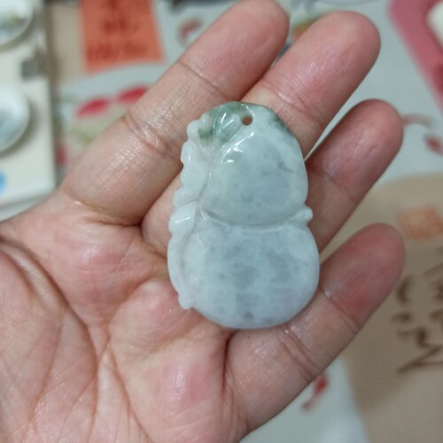 翡翠吊坠雕刻件大号葫芦