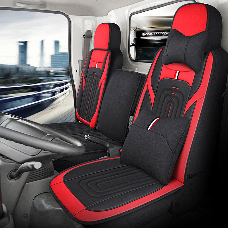 新康铃h5货车夏季亚麻坐垫江淮康铃h3x5座套康玲h1h2卡车轻卡座垫