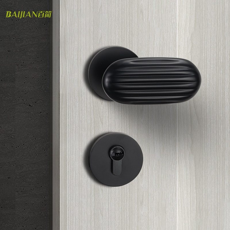 百简儿童门锁室内实木门锁卧室