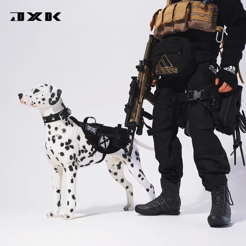 现货 JXK 1/6 大麦町犬仿真动物模型 斑点狗宠物摆件潮玩工艺品