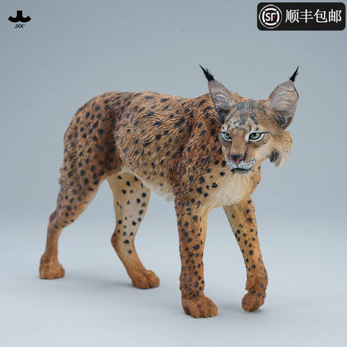 JXK猞猁模型山猫仿真野生手办