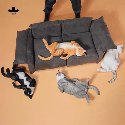 JXK 1/6 嗜睡猫5.0模型 可爱萌宠治愈猫咪摆件周边桌面潮玩手办