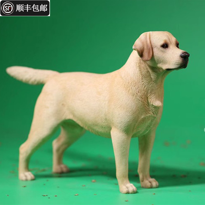 仿真狗摆件拉布拉多车载摆件手办