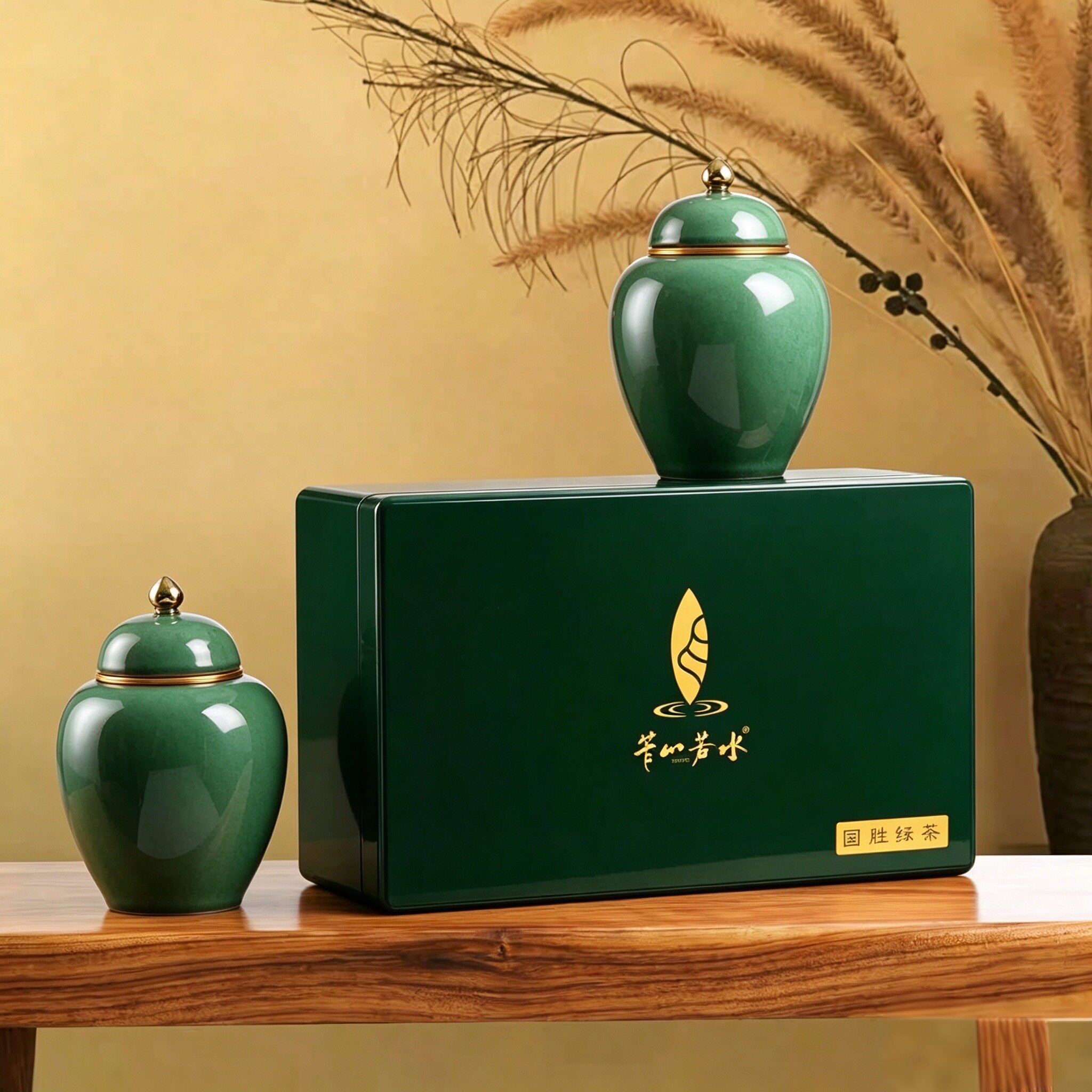 【优选高端银尖绿茶】四川绿茶龙头山明前春茶攀枝花特产礼盒400g