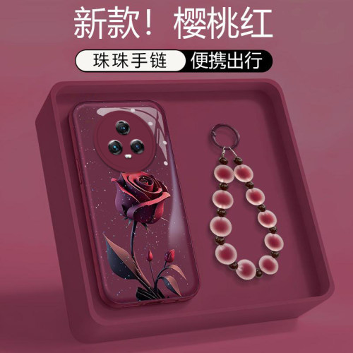 红玫瑰适用华为荣耀Magic5手机壳