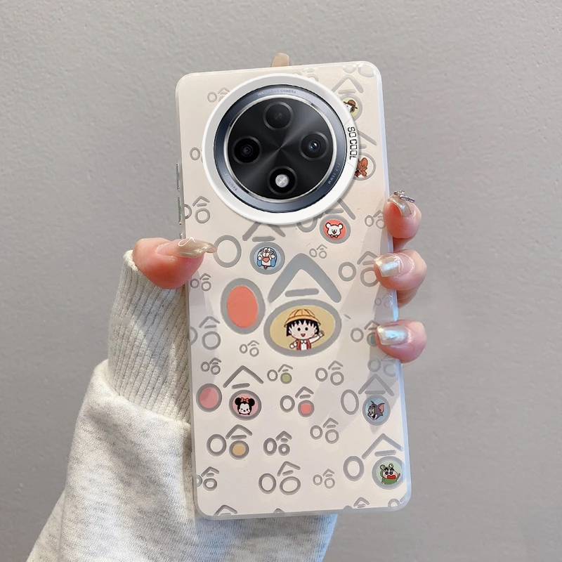 oppoa3手机壳磨砂彩银小丸子哈哈