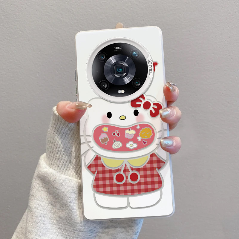 荣耀Magic3格子衣KT大口磨砂彩银