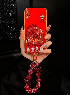 财源滚滚适用华为Nova5手机壳5i电镀硅胶防摔软壳Nova5Pro全包镜头创意简约5iPro保护套