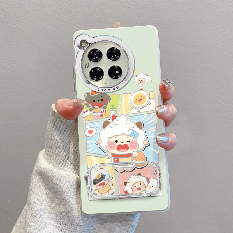 一加ace3手机壳可爱插画懒洋洋