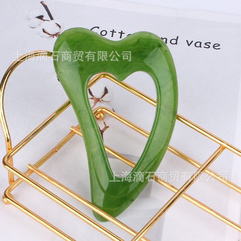 头部按摩梳子小海豚 树脂脸面部刮痧梳拨筋棒 筋络点穴五爪经络梳