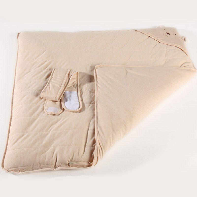 工厂直销 婴儿抱被彩棉脱胆包被新生儿睡袋用品