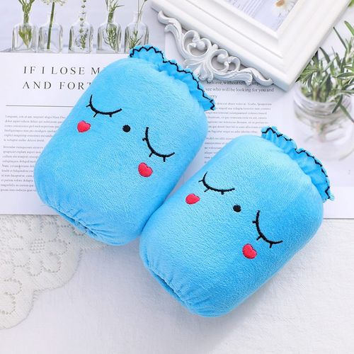 女士短款卡通绒布袖套儿童大童学生绒布套袖护袖