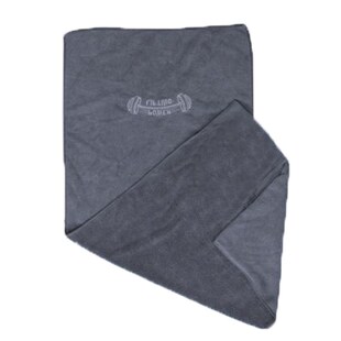 健身运动速干毛巾吸汗 做loo 超细纤维铺巾纯色运动毛巾定