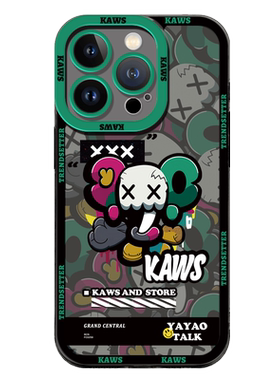 【小丑KAWS】苹果系列透明手机壳