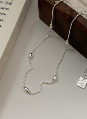 925纯银蛇骨链女叠戴项链