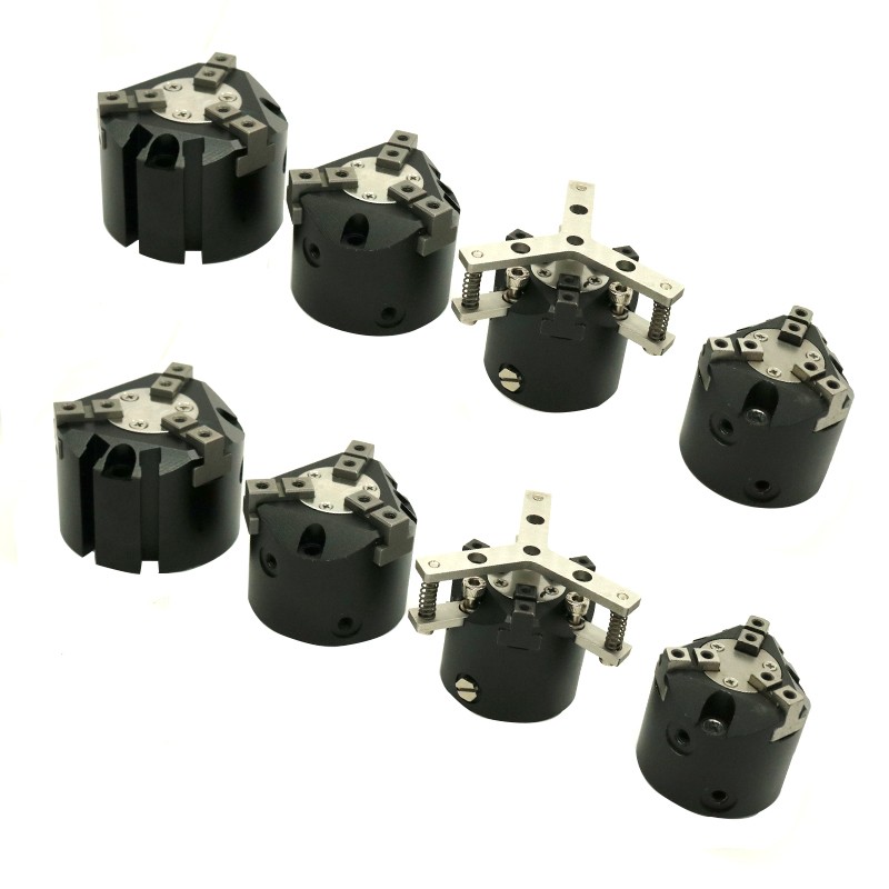 气立可型气动卡盘夹三爪手指气缸HDQ3/2/4-/25/32/50/63/80/100-P