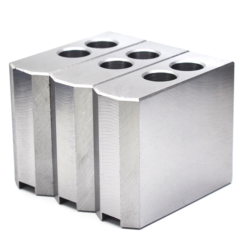 屹峤加高加厚油压生爪软爪液压卡盘卡爪夹头三爪6寸8寸10寸高度