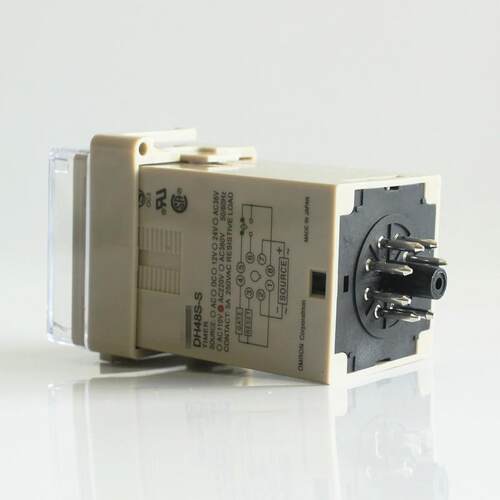 DH48S-S延时继电器 220V 数显 24V12V380V8脚延时 控制器加配底座