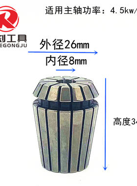 数控雕刻机er20ER25ER32UM高精度动平衡螺帽主轴电机夹头螺母刀夹