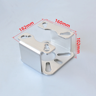 气动球阀支架 执行器连接支架304不锈钢法兰球阀支架DN50球阀支架