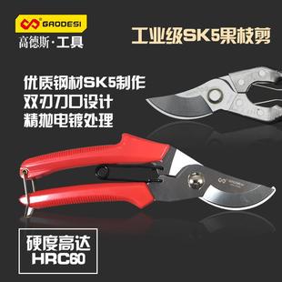 高德斯剪枝果树修枝剪园艺修剪树枝省力修花枝剪家用工具剪子神器