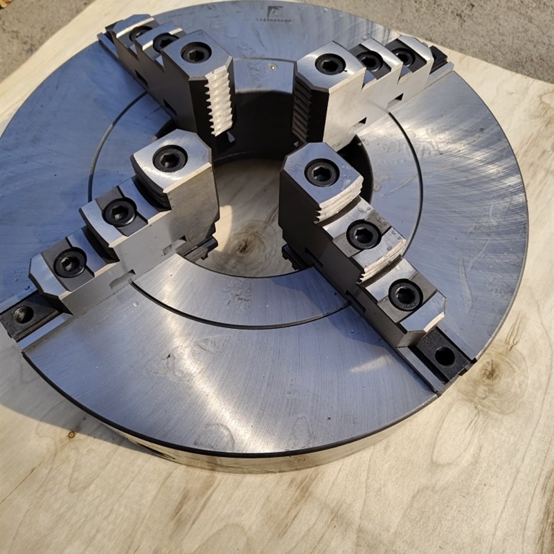 500四爪自定心卡盘,K12500C四爪联动卡盘止口连接,不包邮价