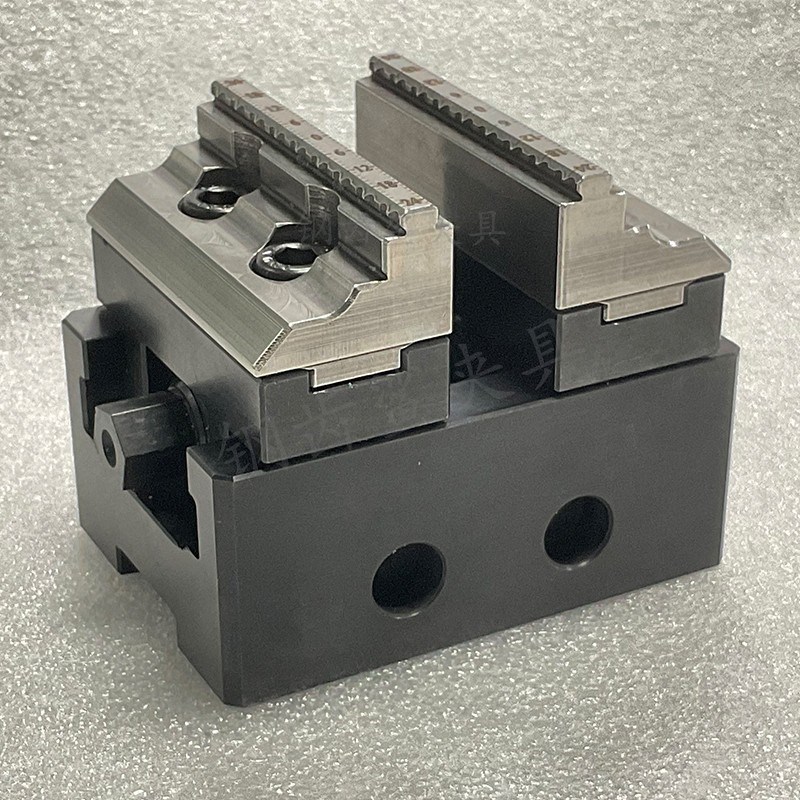 钢齿鲨5296一体零点快换夹具自B定心虎钳三四五轴精密定位CN加工