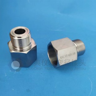 304不锈钢仪表变径内外丝螺纹转换接头 1234分M10M12M24内 M20外