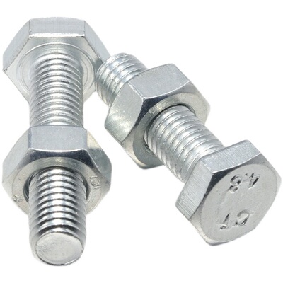 4.8级镀锌外六角螺栓套装螺丝螺母大全M6M8M10M12M14M16M18-M30