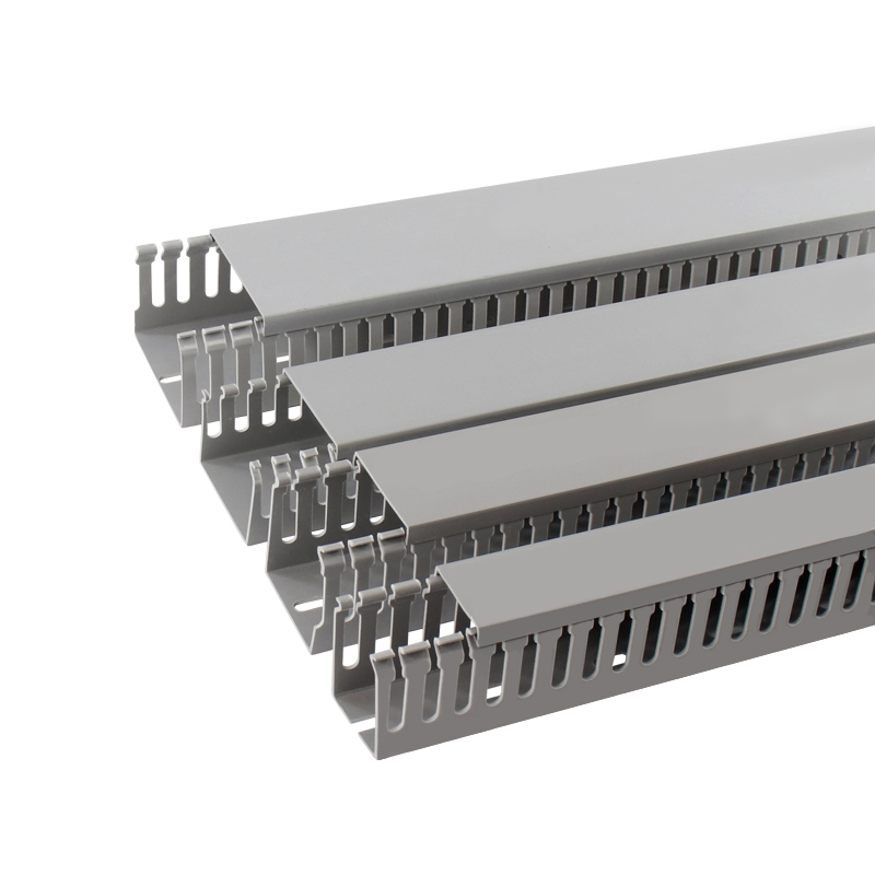 散卖灰色PVC行线槽3025/303u0/4040/5025/5050/8050配电箱阻燃线